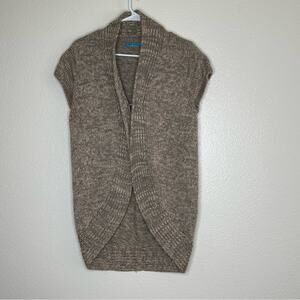 Alice + Olivia Chunky Knit Merino Wool Cardigan Shrug